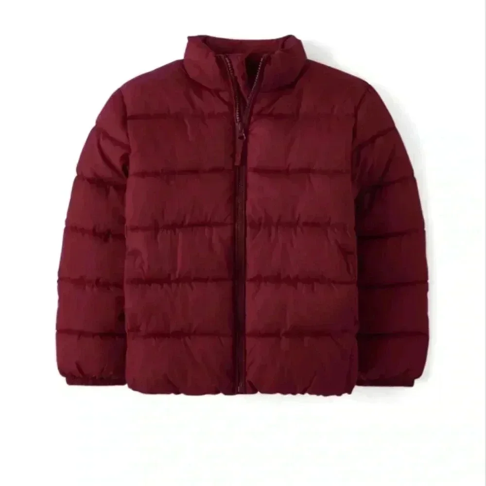 New The Children’s Place Puffer Jacket Redwood Sz. M NWT